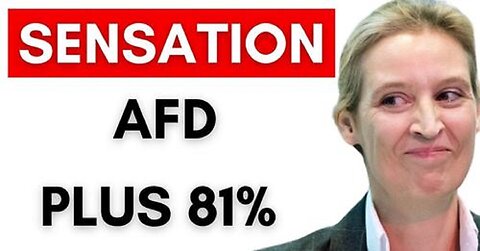 Spektakuläre AfD-Werte für Europa-Wahl!