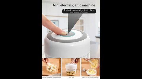 mini electric garlic crusher | Ginger garlic masher | Best electric garlic chopper