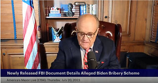 America's Mayor Live (E194): FBI's FD-1023 Report Further Exposes Biden Crime Family