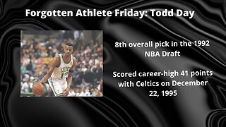 Forgotten Athlete Friday #125: Todd Day
