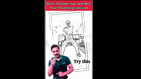 Back, Shoulder, Hips and Neck Pain Preventing Exercises #fitness #bthsportsandfitness