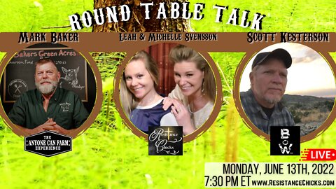 LIVE! Scott Kesterson, Mark Baker & Resistance Chicks Round Table!