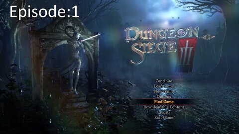 Dungeon Siege III : Ep 1 : Game Start...daughter and papa start their journey