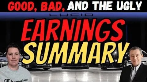 Lucid Q3 Earnings Summary │ The GOOD, BAD, and the UGLY ⚠️ What is NEXT for $LCID