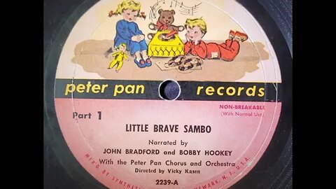 John Bradford, Bobby Hookey - Little Brave Sambo