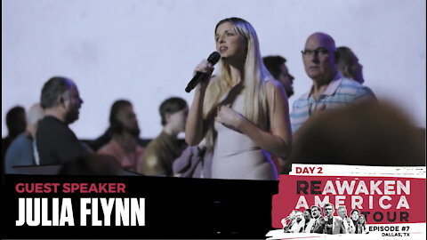 ReAwaken America Tour Dallas | Singing of the National Anthem by Julia Flynn