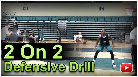 Basketball Two On Two Defensive Drill featuring Coach Cliff Ellis