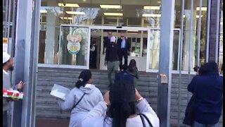 CAPE TOWN - Wynberg Magistrate Court - Rob Packham who is accused of the murder of his late wife, Gill Packham leaving Wynberg Magistrate's Court. (vjX)