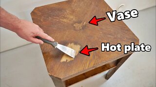 I Restored a VIOLATED Coffee Table