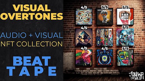 "Visual Overtones" Audio + Digital NFT Collection | BeatTape Lofi HipHop