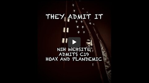 US NIH WEBSITE ADMITS C19 PLANDEMIC | JUSTICE COMING SOON. THX CLIF HIGH GENE DECODE JUAN O'SAVIN