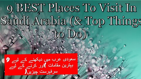 9 BEST Places To Visit In Saudi Arabia (& Top Things to Do)