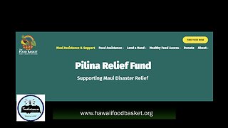 Where to donate for Maui Disaster Relief and footage of Maui