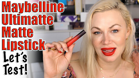 Maybelline Ultimate Matte Lipstick Wear Test | Code Jessica10 saves you Money at Approved Vendors