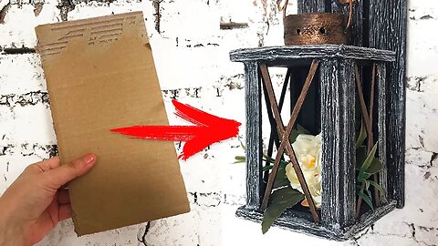 DIY Simple Cardboard Decorative Lantern | Home & Room decor