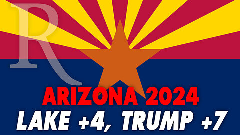 Rasmussen Arizona 2024: Lake +4, Trump +7, Plus voters opine on illegal immigration.