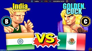 Street Fighter II': Hyper Fighting (India Vs. GOLDEN.CUCK) [India Vs. Mexico]