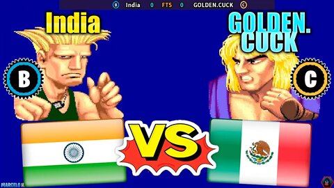 Street Fighter II': Hyper Fighting (India Vs. GOLDEN.CUCK) [India Vs. Mexico]