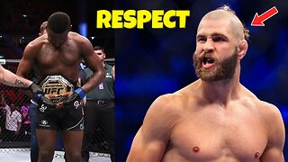 I Really Respect Jiří Procházka’s Attitude (UFC)