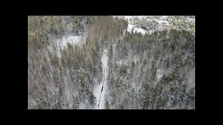 Minnesota Hunting Trail Winter Dji Drone