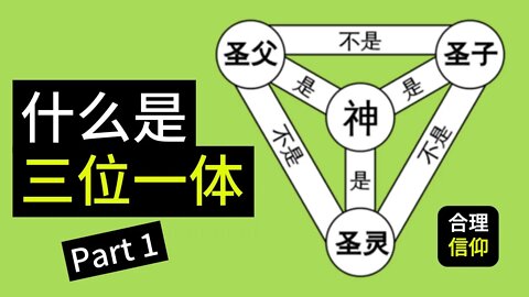 什么是 三位一体 ？神是一位，怎么又会是三？ 基督教 到底有几位神？ 基督徒 自相矛盾？#1 | 史普罗 RC Sproul |【大鸟 好书分享 #2】