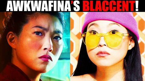 BLACK Twitter Reacts to Awkwafina’s BLACCENT! Marvel's Katy refuses to use Asian ACCENTS! #Shorts