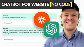 Add ChatGPT Chatbot To Your Website Using Zapier Interfaces | Tutorial