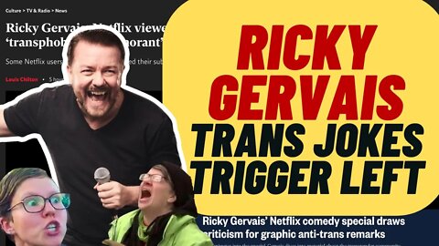 WOKE Media Triggered By New Ricky Gervais Netflix Special Supernature