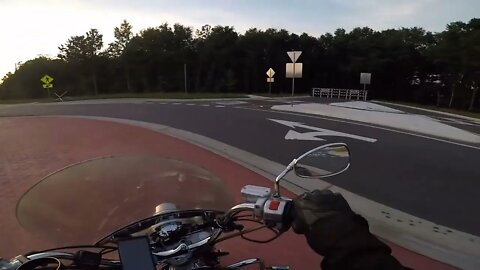 Biker Rides OVER Roundabout-Object Fixation