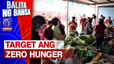 Marcos admin, target makamit ang zero hunger sa 2028; pilot test ng food stamp program, sinimulan na