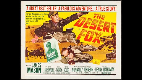 The Desert Fox: The Story of Rommel (1951) | Biographical war film directed by Henry Hathaway