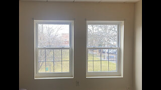 Side-by-side double Hung windows