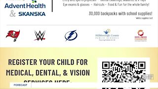 WWE star Titus O'Neil to give away 30,000 backpacks stuffed with school supplies this Saturday