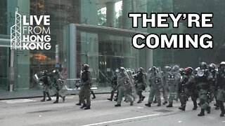 LIVE IN HONG KONG 14: Following Riot Police