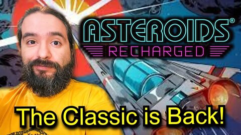 Asteroids: Recharged on PS4 - THE CLASSIC IS BACK! | 8-Bit Eric | 8-Bit Eric