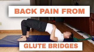 Glute Bridge: how to fix back pain and form during the glute bridge