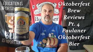 Oktoberfest Brew Reviews pt 4 Paulaner Oktoberfest Bier 4.0/5
