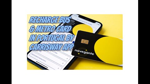 How To Recharge Bus & Metro Card In Portugal By Carrisway App || CARRISWAY || Mobile App