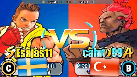 Street Fighter III 2nd Impact: Giant Attack (Esajas11 Vs. cahit_99) [Sweden Vs. Turkey]