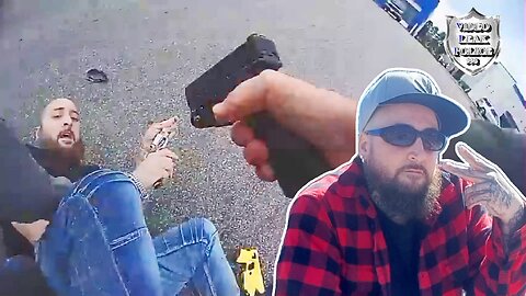 Ruben Muller With a Revolver - Officer Involved Shooting. Rhode Island Police - December 30, 2023
