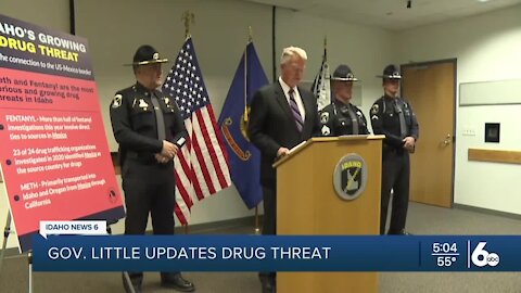 Gov. Little warns of drugs entering Idaho from Mexico