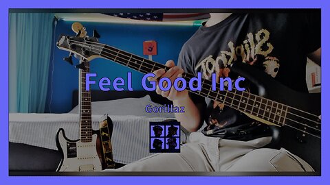 Feel Good Inc - Gorillaz - Guitar x Bass Cover