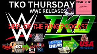 TKO THURSDAY WWE RELEASES TALENT AND SIGN BILLION DOLLAR 5YR TV DEAL FOR SMACKDOWN WITH NBC / USA