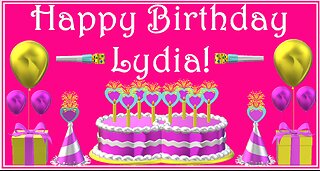 Happy Birthday 3D - Happy Birthday Lydia - Happy Birthday To You - Happy Birthday Song