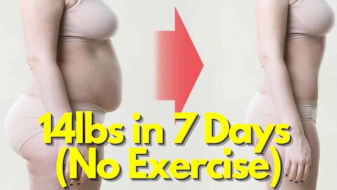 How To Lose Belly Fat Without Exercising - NEW “Red Juice” Ritual - 14lbs in 7 Days (No Exercise)