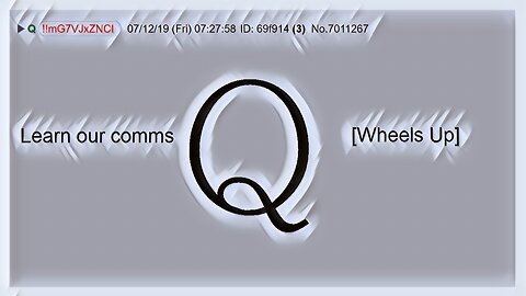 Q July 13, 2019 – Learn Our Comms [Wheels Up]