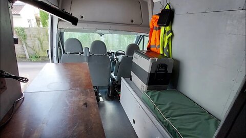 I'm not homeless, the van build so far