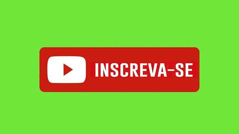 Chroma key botão inscreva-se green screen