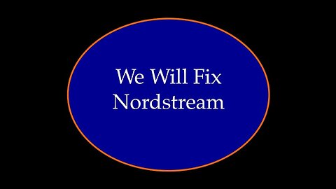 We Will Fix Nordstream