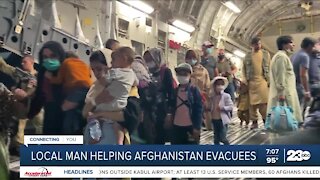 Local man in Tehachapi does what he can to help the families in Afghanistan.